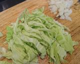 餃子deお好み焼き作り方1写真