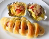 バターロール生地で美味しい惣菜パン作り方12写真