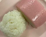 ピンクピンク！可愛い紫陽花ごはん！作り方3写真
