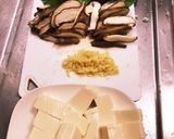 エビ青梗菜しいたけの餡掛け豆腐作り方1写真