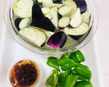 ジュワ♡とろ♡茄子とピーマンの味噌炒め煮作り方1写真