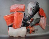 海峡サーモンのあら汁味噌仕立て作り方2写真