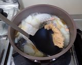 海峡サーモンのあら汁味噌仕立て作り方6写真