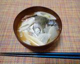 海峡サーモンのあら汁味噌仕立て作り方7写真
