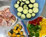 市販のルーで簡単美味しい！夏野菜カレー作り方1写真