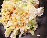 キャベこんニンニク炒め〜低糖質・低カロ〜作り方5写真