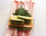 キウイと牛肉のチーズ春巻き♪作り方2写真