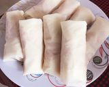 キウイと牛肉のチーズ春巻き♪作り方5写真