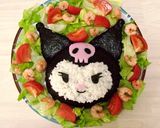 クロミちゃんデコちらし寿司☆ひな祭りにも作り方7写真