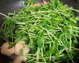 美容効果抜群の海老と豆苗の卵炒め作り方2写真
