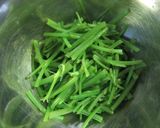 大好物！よしな（ウワバミソウ）の酢の物作り方6写真