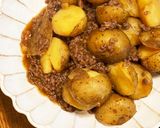 新じゃがのそぼろあんかけ作り方8写真