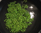 海老とキャベツと豆腐の生山椒・塩炒め作り方1写真