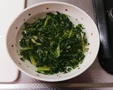 ほうれん草とベーコンのコーンバター作り方5写真