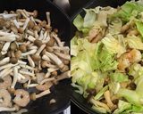 海老とキャベツと豆腐の生山椒・塩炒め作り方9写真
