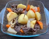 【簡単】【レンチン】黄金比の無水肉じゃが作り方4写真
