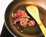 フレッシュトマトとひき肉のパスタ作り方2写真