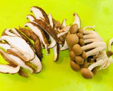 しめじと椎茸のバター炒め・きのこの副菜作り方1写真