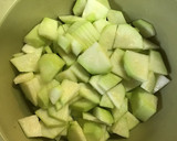 摘果西瓜と鶏ササミの中華風炒め作り方3写真