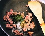 フレッシュトマトとひき肉のパスタ作り方4写真