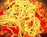 フレッシュトマトとひき肉のパスタ作り方7写真