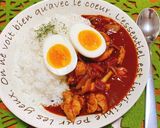 トマトたっぷり！♡チキンハヤシライス☆★作り方10写真