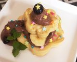 チョコバナナのバースデーケーキ作り方6写真