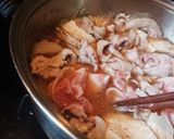 豚肉と豆腐の煮物作り方4写真