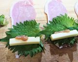 巻いて焼くだけ！豚肉の梅しそチーズソテー作り方3写真