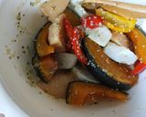グリル野菜のヘンプナッツ和え♪作り方5写真
