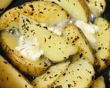 新ジャガの蒸し焼きしあげ●塩バター風味作り方3写真