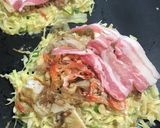 【糖質オフ】おからパウダーでお好み焼き作り方3写真