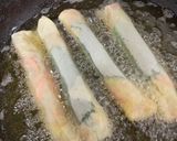 大葉入り！鶏ひき肉の野菜春巻き作り方10写真