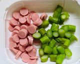 バナナで炒飯作り方1写真