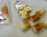 チーズ入りカレーちくわ〜♪作り方1写真