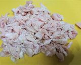 【鶏皮とコーンのガーリックペパー炒飯】作り方2写真
