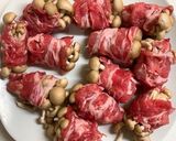 しめじの肉巻き　柚子こしょうバター作り方1写真