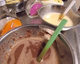ホワイトとミルクチョコのムース風ケーキ♡作り方2写真