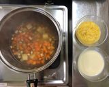 具沢山の豆乳コーンスープ☆7～8か月作り方1写真