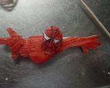 キャラ弁☆簡単　「黒いスパイダーマン♪」作り方7写真