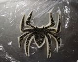 キャラ弁☆簡単　「黒いスパイダーマン♪」作り方8写真