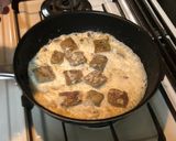 生麩レシピ　ごま麸のクリーム煮作り方5写真