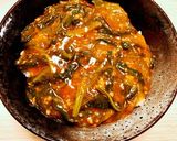 ほうれん草とニラの麻婆スタミナ丼作り方5写真