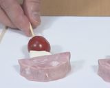 <和・洋>ハムたっぷり♪アレンジ串カツ作り方5写真