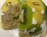 キウイの簡単ドームケーキ作り方4写真