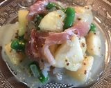 桃と生ハムとインゲンのサラダ作り方13写真