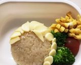 不器用なのでコレが限界！エルサおにぎり作り方4写真