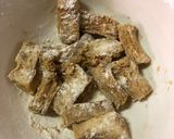 キムチ、凍らせ豆腐、玉子の炒め作り方3写真
