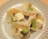 たこ焼き器と餃子の皮で☆キウイスイーツ作り方4写真