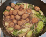 青梗菜と肉団子の中華風♪作り方11写真